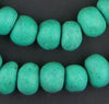 Amazonite Moroccan Pottery Beads (Round - 16mm)