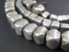Ethiopian Aluminum Old Cube Beads - The Bead Chest