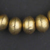 Large Ethiopian Brass Bicone Beads (11x14mm)