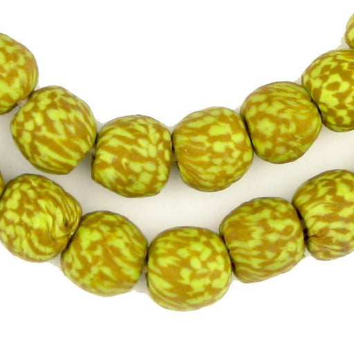 Springtime Fused Recycled Glass Beads (14mm) - The Bead Chest