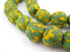 Gecko Fused Recycled Glass Beads (14mm) - The Bead Chest