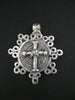 Ethiopian Cast Metal Cross Pendant