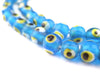 Teal Blue Evil Eye Beads (6mm) - The Bead Chest