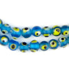Teal Blue Evil Eye Beads (6mm)
