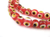 Red Evil Eye Beads (6mm) - The Bead Chest