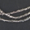 Silver Ethiopian Scratch Beads (4x3mm)