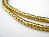 Short Brass Ethiopian Tube Beads (2x3mm) - The Bead Chest