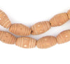 Natural Terracotta Mali Cllay Oval Beads (18x10mm)