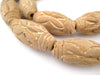 Natural Oblong Mali Terracotta Beads (35x18mm) - The Bead Chest