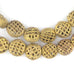 Mini Flat Woven Circle Brass Filigree Beads (12mm) - The Bead Chest