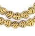 Mini Triangle Leaf Brass Filigree Beads (8x12mm) - The Bead Chest