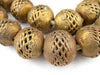 Brass Filigree Globe Beads (20mm) - The Bead Chest
