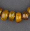 Moroccan Translucent Honey Amber Resin Beads (Petite)