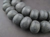 Black Moroccan Pottery Beads (Round - 16mm) - The Bead Chest