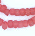 Rouge Red Faceted Recycled Java Sea Glass Beads - The Bead Chest