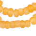Tangerine Orange Faceted Recycled Java Sea Glass Beads - The Bead Chest