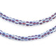 Red White and Blue Striped Chevron Beads - The Bead Chest