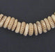 Carved Bone Disk Beads - The Bead Chest