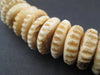Carved Bone Disk Beads - The Bead Chest