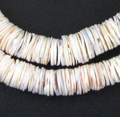 Ocean Shell Heishi Beads (14mm) - The Bead Chest