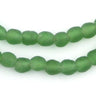 Verdant Green Recycled Glass Beads (9mm)