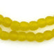 Yellow Recycled Glass Beads (9mm) - The Bead Chest