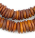 Graduated Brown Camel Bone Disk Beads - The Bead Chest