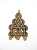 Geometric Design Baule Brass Pendant
