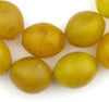 Jumbo Yellow Tomato Beads (28x24mm)