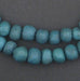 Serpentine Green Moroccan Pottery Beads (Round -11mm) - The Bead Chest