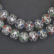 Tri-Color Enamel Berber Beads (10mm) - The Bead Chest