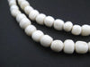 White Bone Nugget Beads (8mm) - Long Strand - The Bead Chest