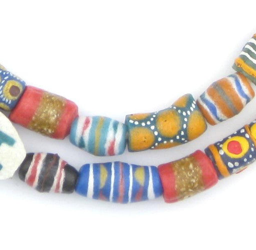 Parade Medley Krobo Beads - The Bead Chest