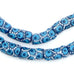 Spotted Blue Krobo Powder Glass Beads - The Bead Chest