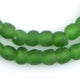 Green Recycled Glass Beads (11mm) - The Bead Chest
