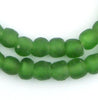 Green Recycled Glass Beads (11mm)