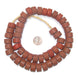 Rust Red Recycled Glass Beads (Tabular) - The Bead Chest
