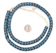 Glass Snake Beads, Blue Black Color (Large) - The Bead Chest