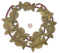 Baule Brass Beads, Sun Moon Design (67x40mm) - The Bead Chest