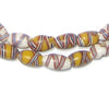 Multicolor Venetian French Cross Trade Beads