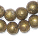 Nigerian Brass Globe Beads (18mm) - The Bead Chest