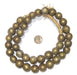 Nigerian Brass Globe Beads (18mm) - The Bead Chest