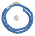 Sky Blue Glass Disk Beads - The Bead Chest