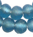 Light Blue Recycled Glass Beads (18mm) - The Bead Chest