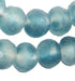 Blue Wave Marine Recycled Glass Beads (18mm) - The Bead Chest