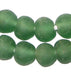 Light Green Recycled Glass Beads (18mm) - The Bead Chest