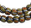 Krobo Fancy Powder Glass Beads