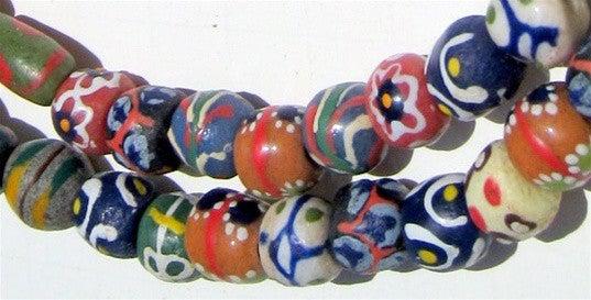 Krobo Fancy Powderglass Beads - Main Image