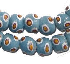 Krobo Fancy Powder Glass Beads