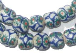 Krobo Fancy Powder Glass Beads - The Bead Chest